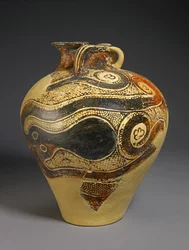 Pottery Jar with Octopus Design, Knossos, Crete, Late Minoan period II, c.1450-1400 BC